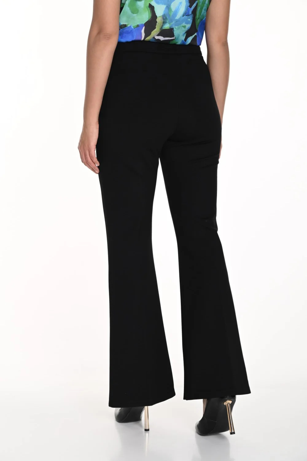Black High - Waist Flared Pants