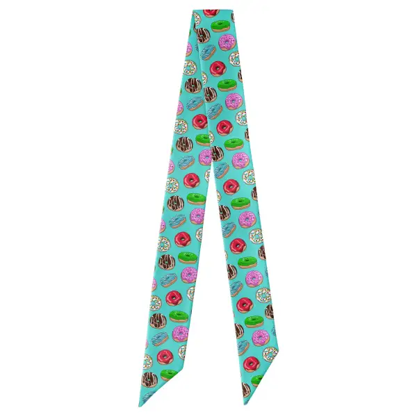 Donuts Novelty Hair Scarf