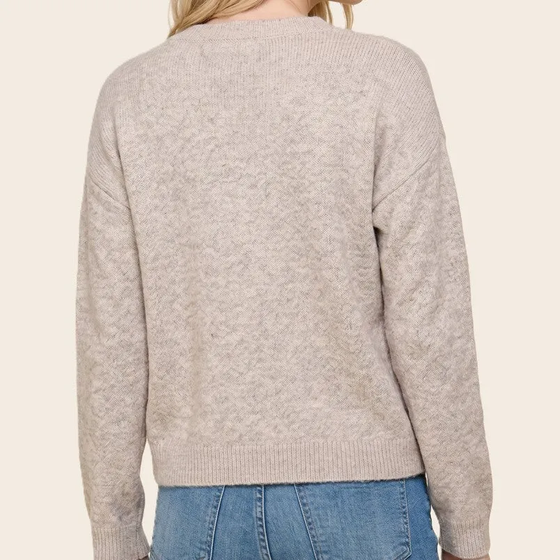 Western Horse Jacquard Sweater