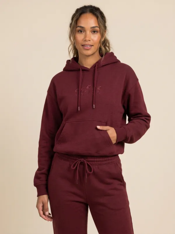 Women's Sage Green Solid Hoodie & Pants Set