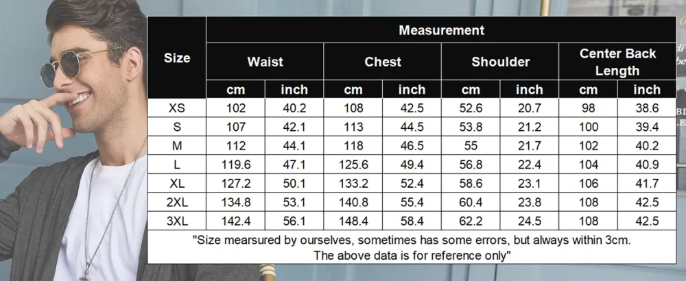 🖤 Men’s Long Hooded Cardigan – Effortless Style Meets Everyday Comfort