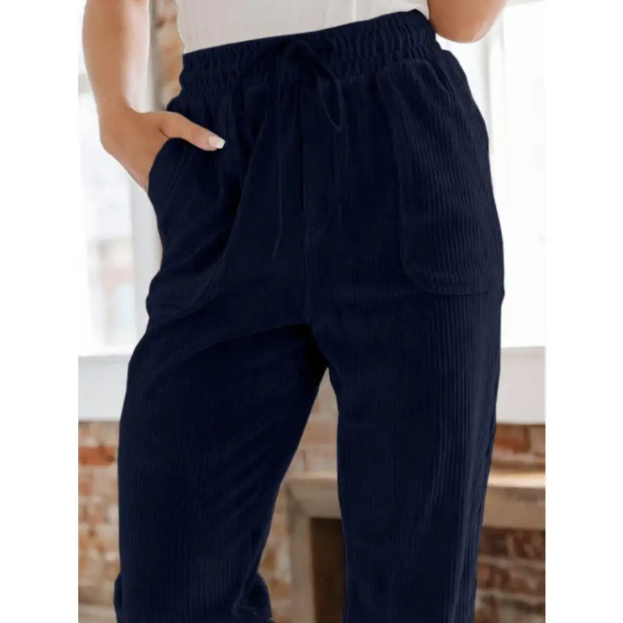 Everyday Drawstring Pants with Pockets