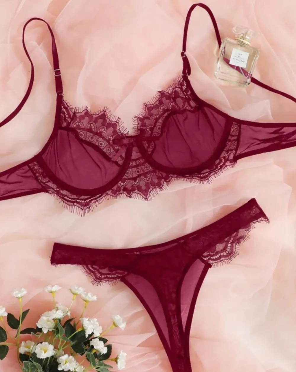 Silk Seamless Lingerie Set