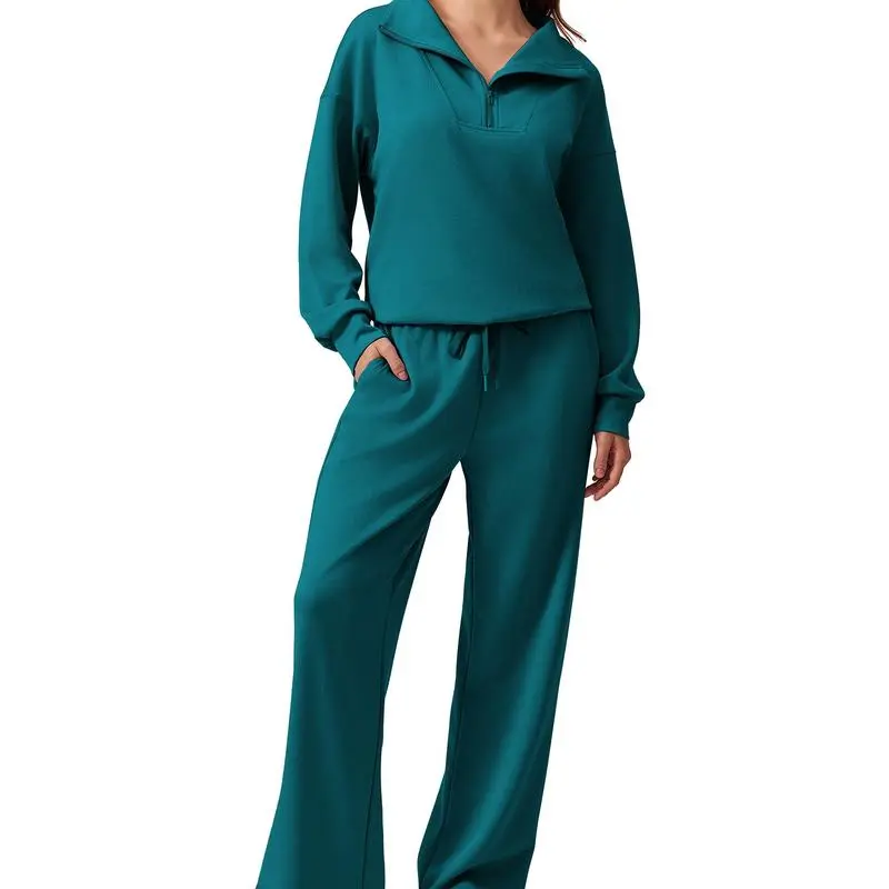 Women's 2-Piece Travel Set – Half-Zip Pullover & Joggers | Fall 2025