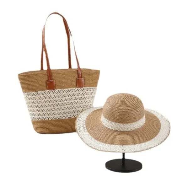 Straw Roomy Everyday Tote Bag