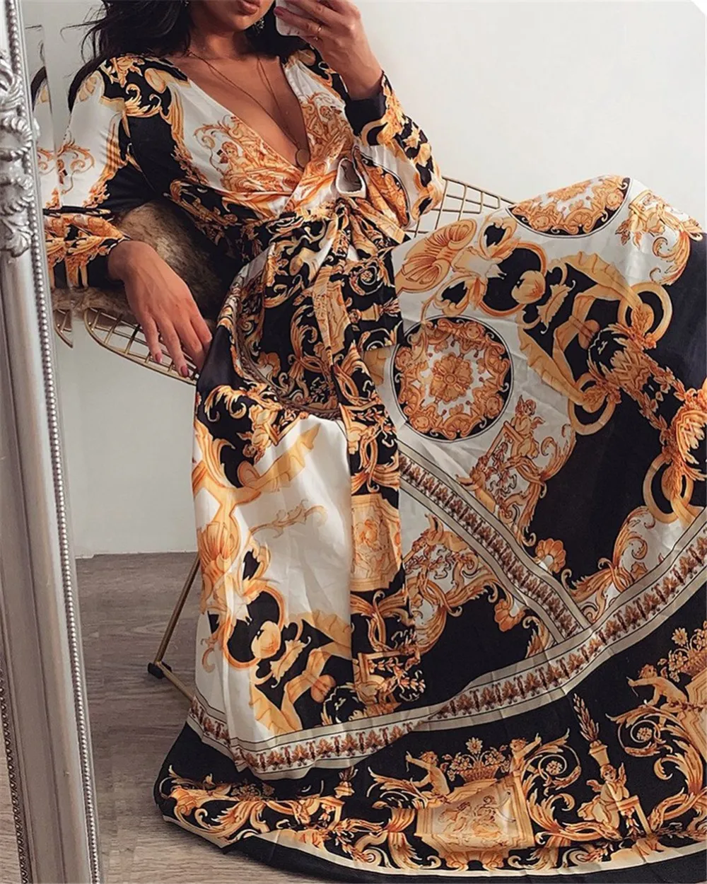 Luludress 2025 Boho Wrap Summer Long Dress