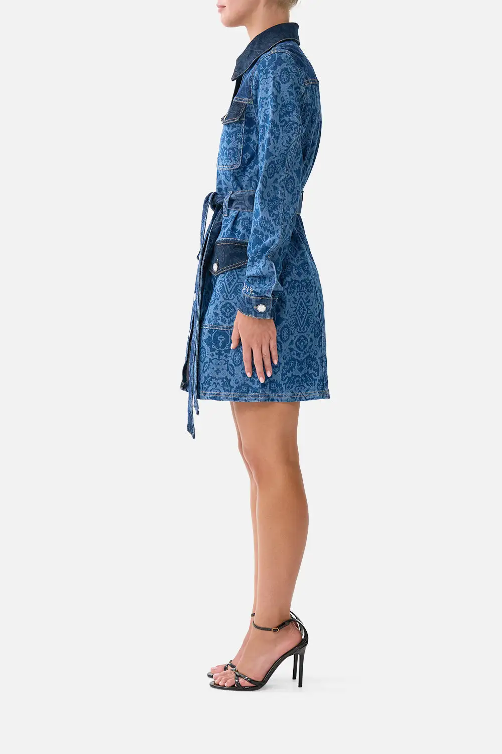 Belted Mini Dress