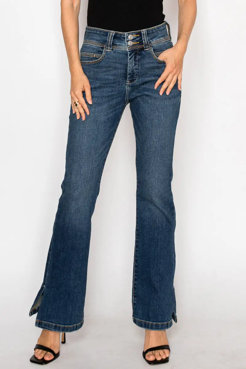 Weekend High Rise Bootcut Stretch Denim Jeans