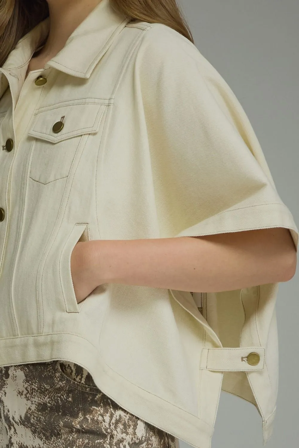 Wide Sleeve Jacket