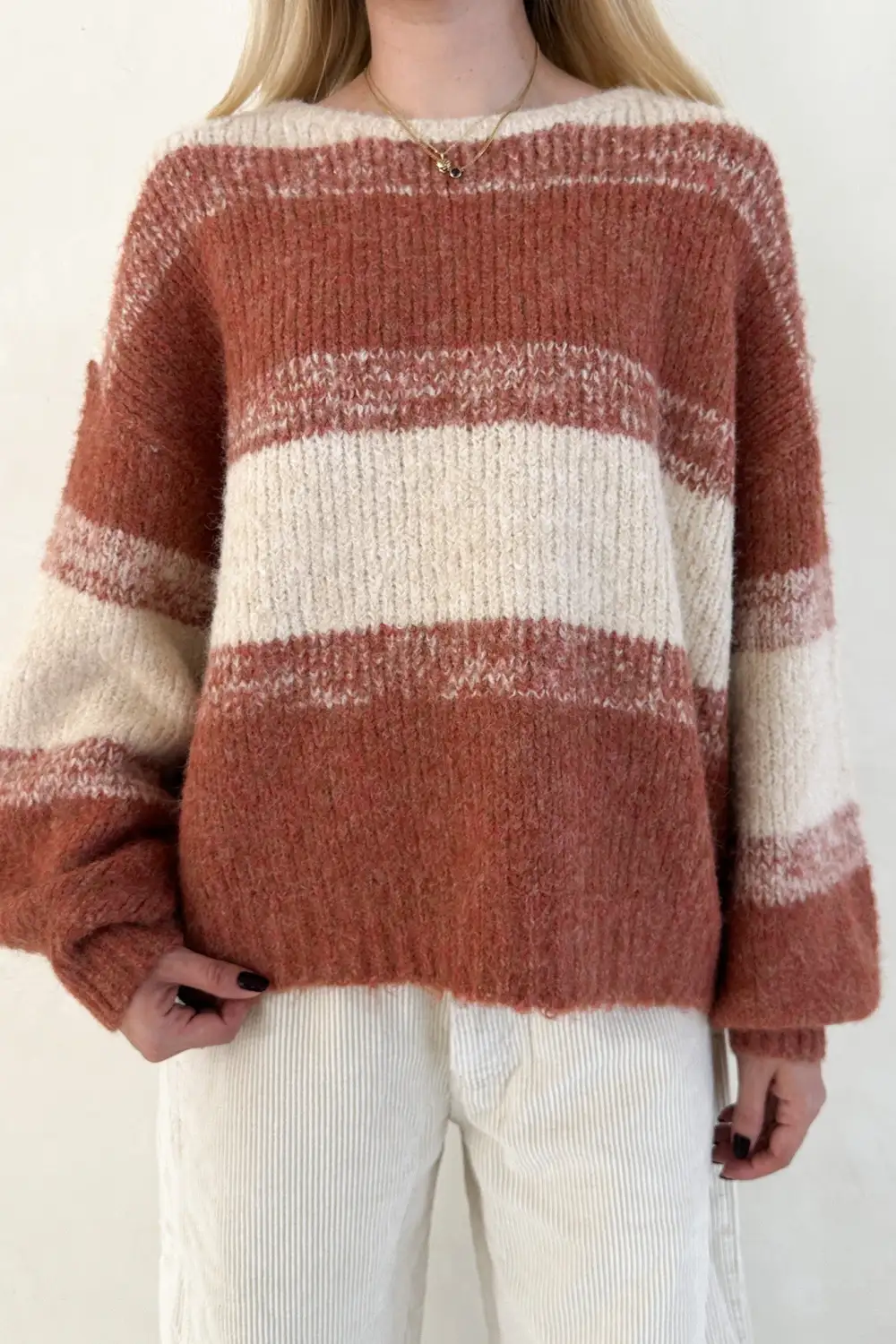 Airy Soft Striped Sweater