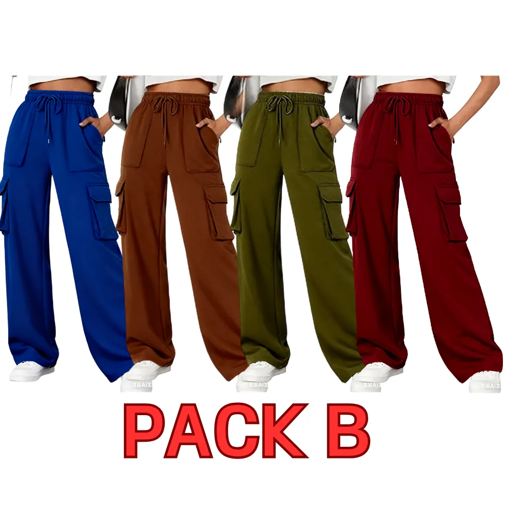 Womens Sweatpants Wide Leg