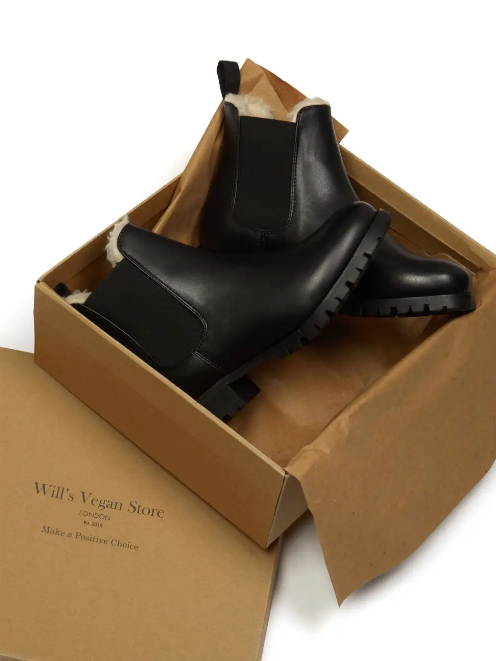 Women's Clean Profile Insulated Vegan Leather Chelsea Boots