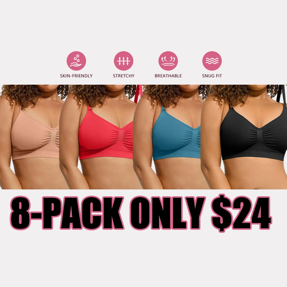 Bralettes for Women - Wireless Seamless Bra