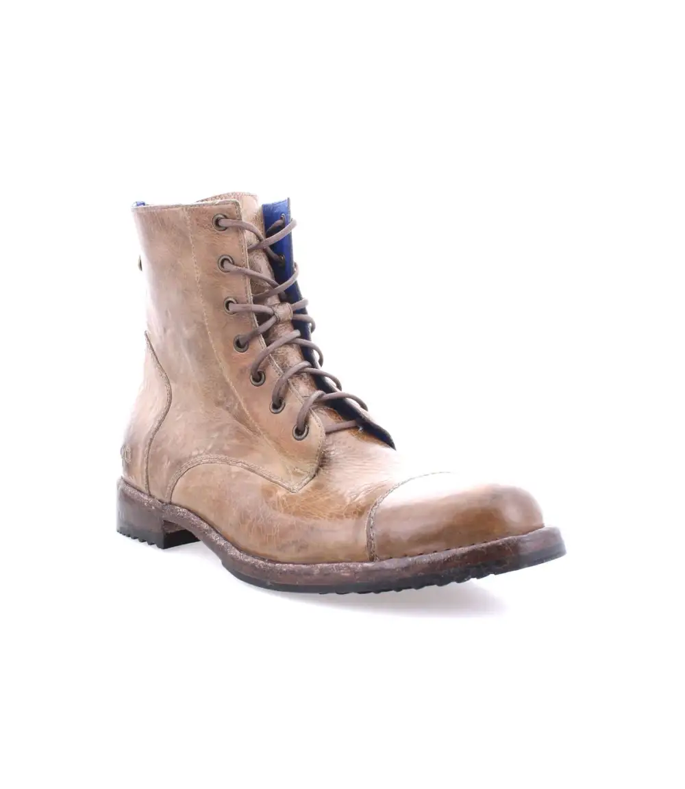 Back-Zip Streamlined Combat Boots