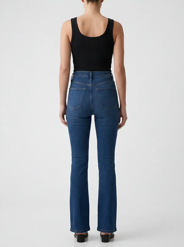 Practical High-Waist Women's High-Waist Stretch Flare Jeans