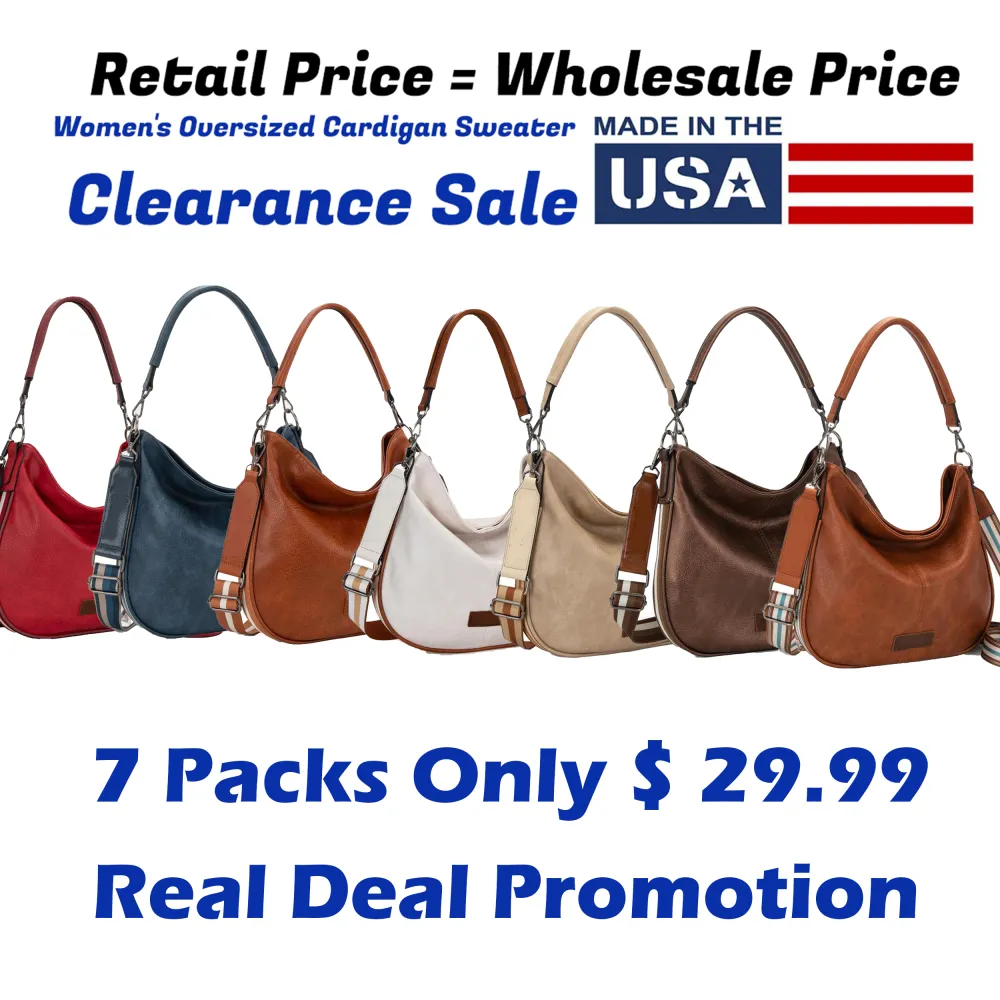 Hobo Bags Large Crossbody Bags for Women – Shoulder Purses with Striped Cotton Straps 🔥 Limited-Time Offer — 50% OFF