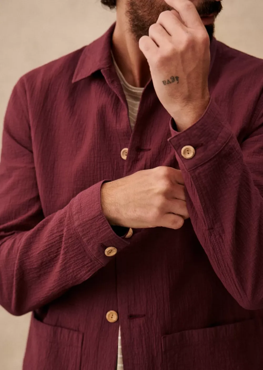 Lapel Texture Jacket