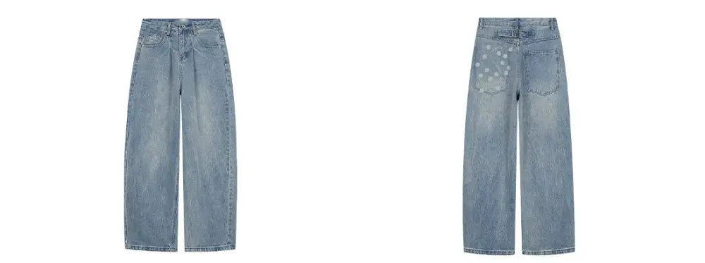 Boyfriend Balloon Vintage-Wash Jeans