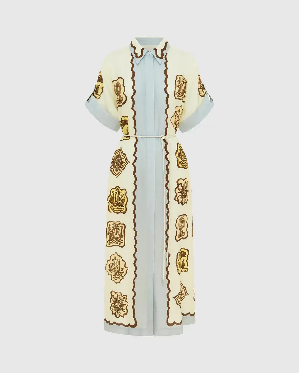 Tie-Front Shirt Dress