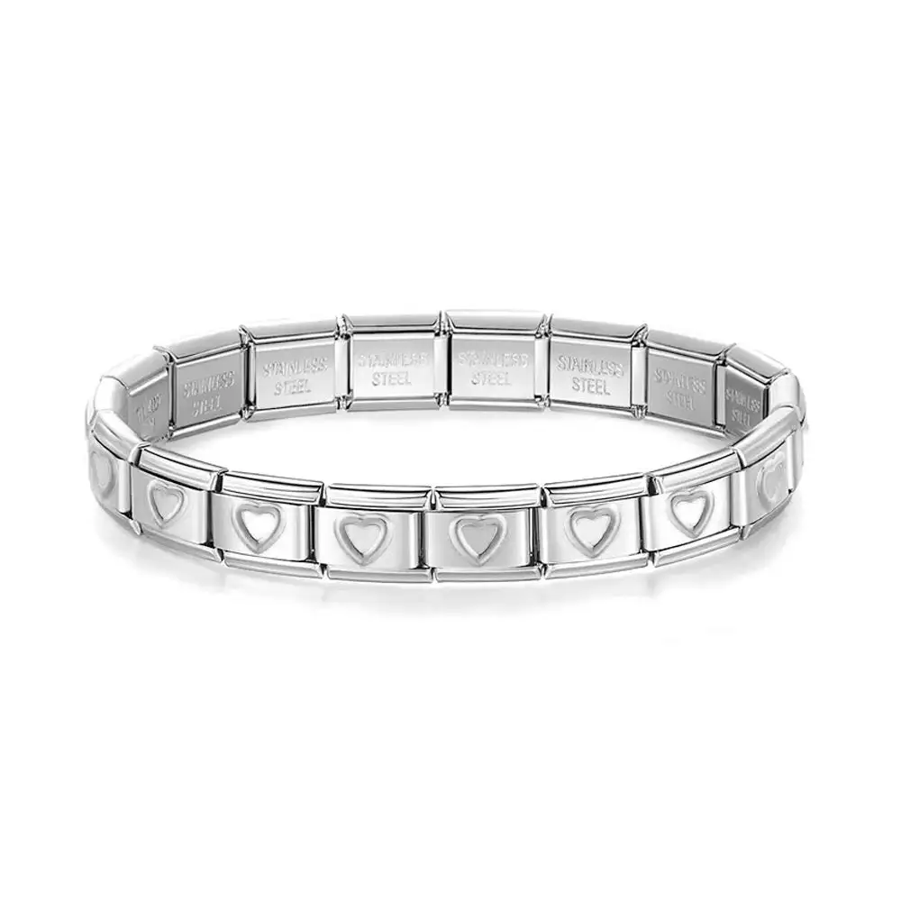 Italian-Style Heart Bracelet