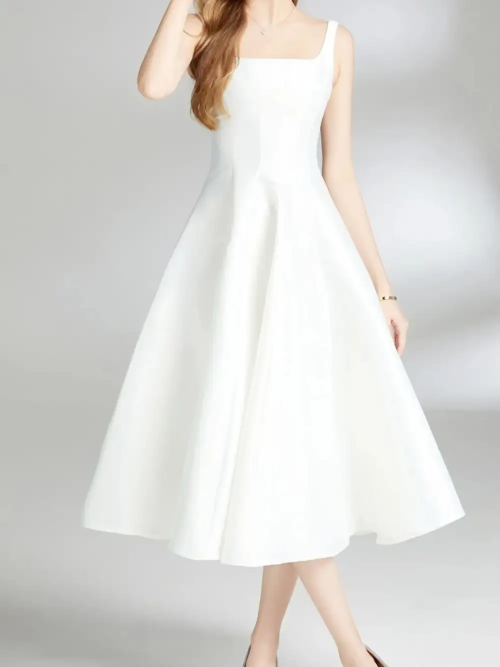 Easy Fit Sleeveless Midi Dress