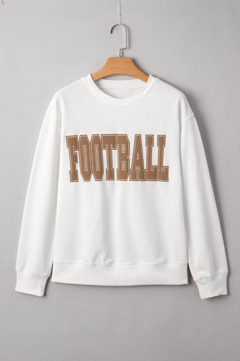 Letter Graphic Crewneck Sweatshirt