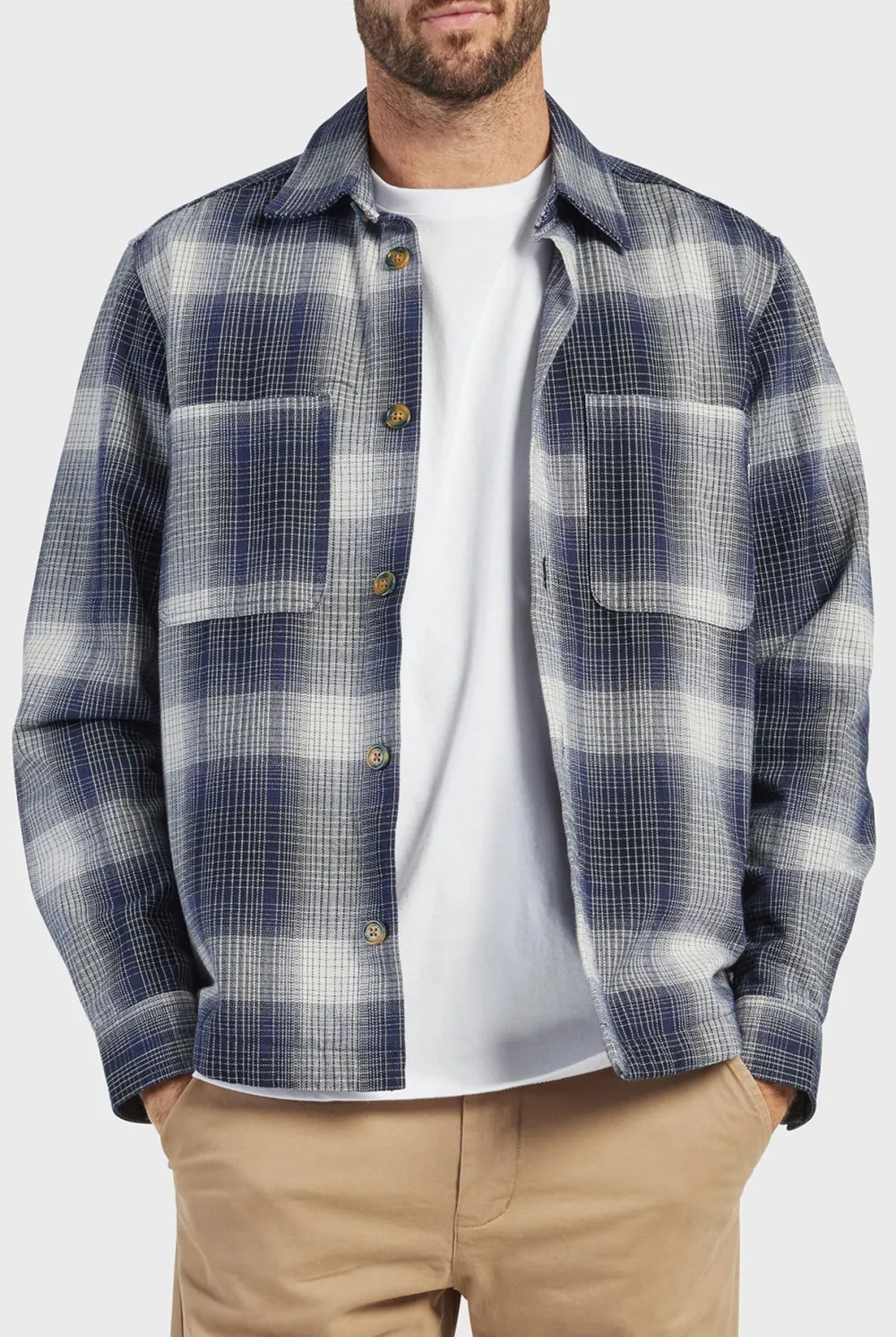 Oban Overshirt-Midnight navy