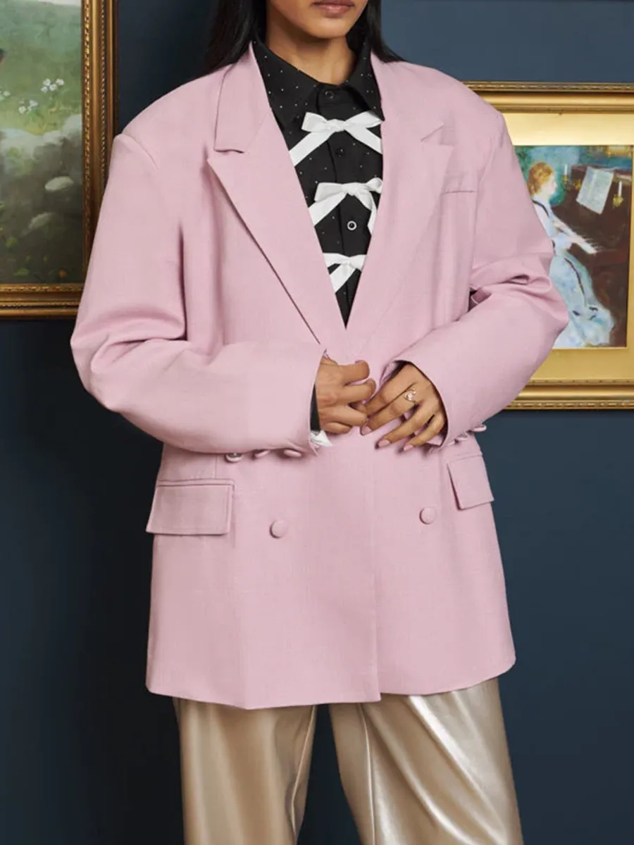 Daily Woven Long Sleeve Blazer