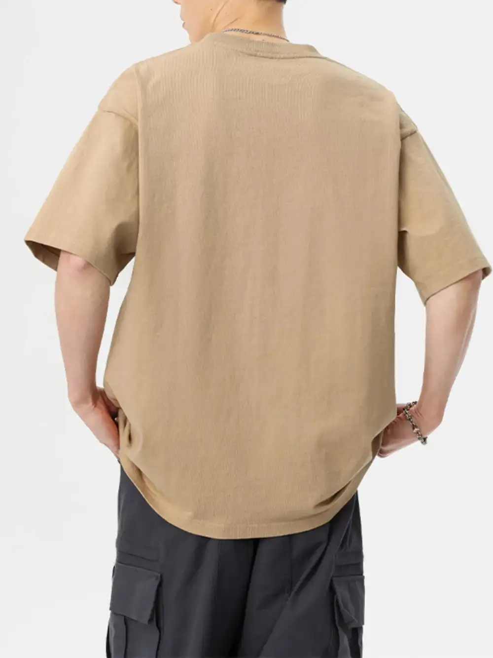 Round-Neck Half-Sleeve T-Shirt