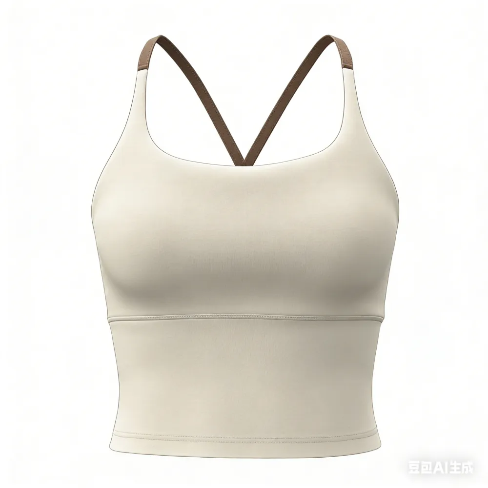 Women's Plain Criss Cross Sports Top