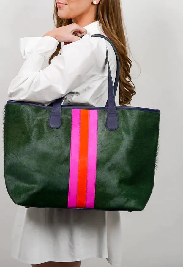 Flexible Leather Tote Bag