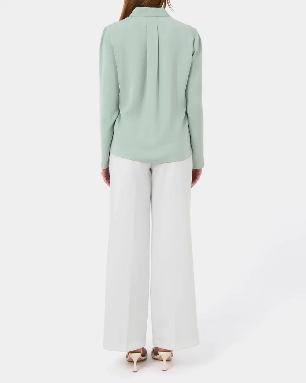 Relaxed Fit Long Sleeve Blouse