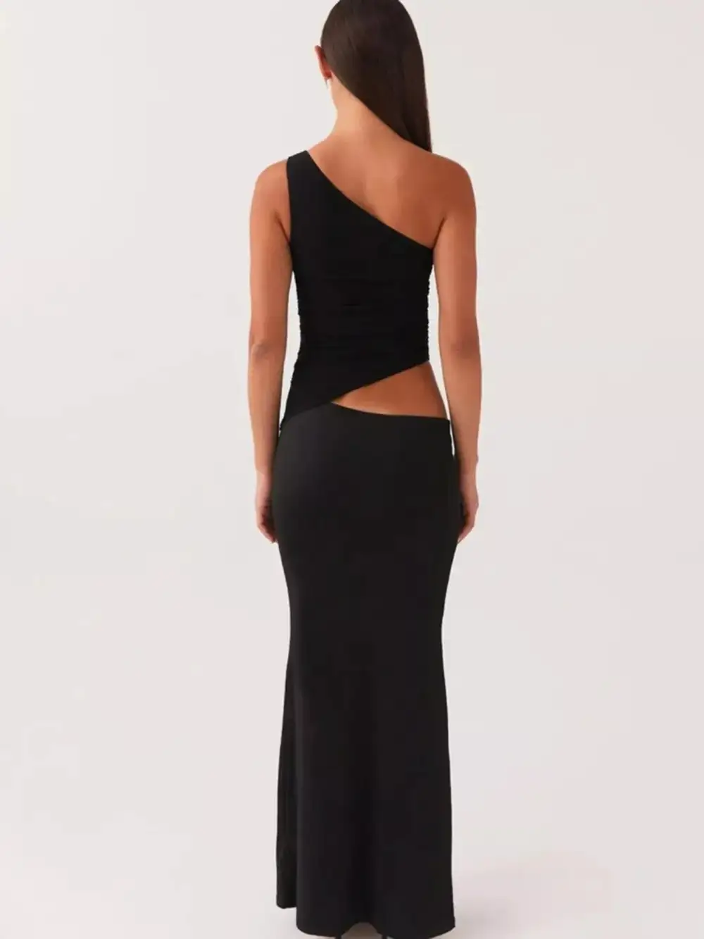 One Shoulder Ruched Coordinated Set