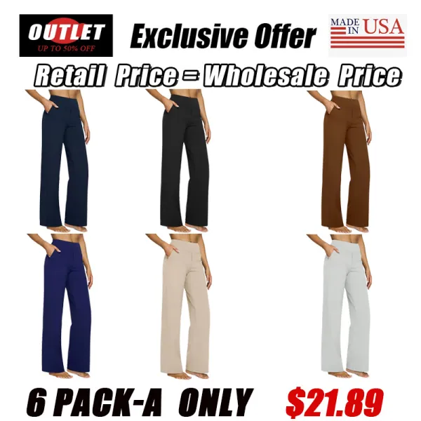 Loose High-Waist Business Casual Pants Yoga Pants Women's Wide-Leg Pants