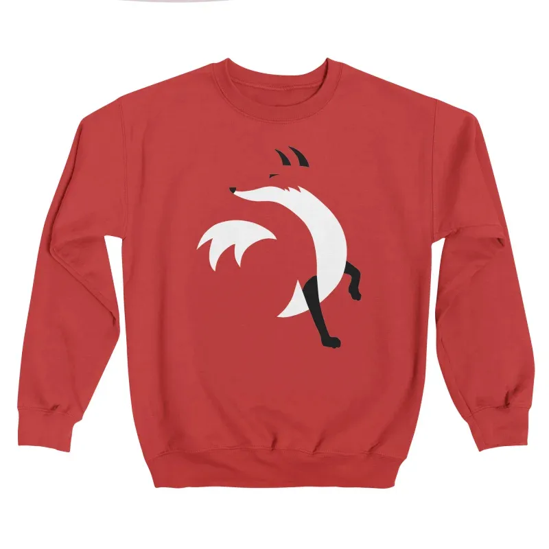 Stylish Geometric Fox Graphic Sweatshirt