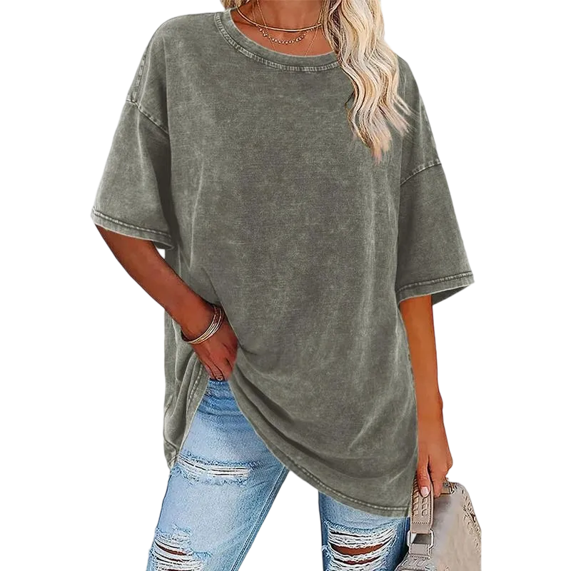 10PACK-Washed Casual T-Shirt