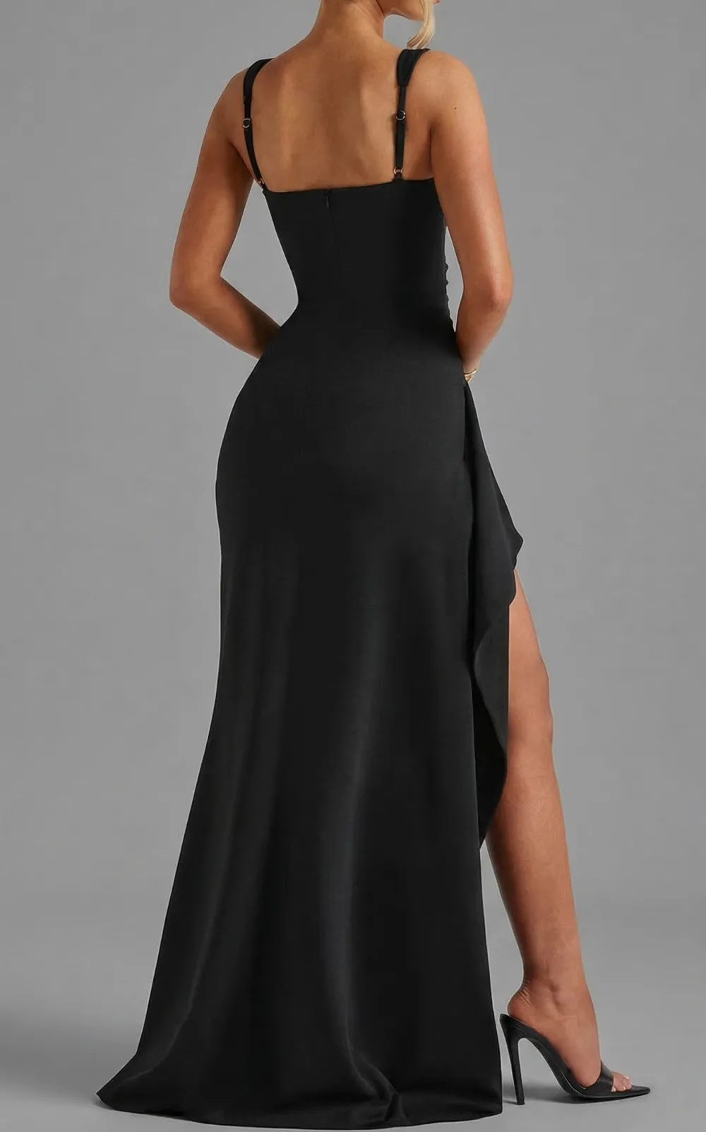 Bodycon Square Neck Maxi Dress