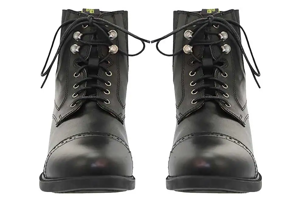 Lace-Up Easy-Care Riding Boots