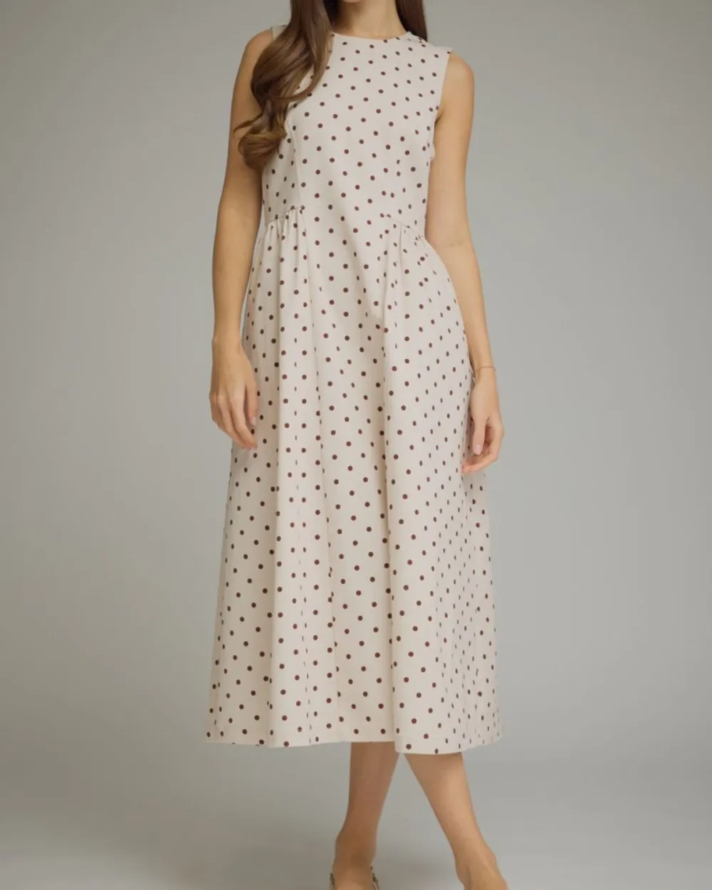 Polka Dot Midi Dress