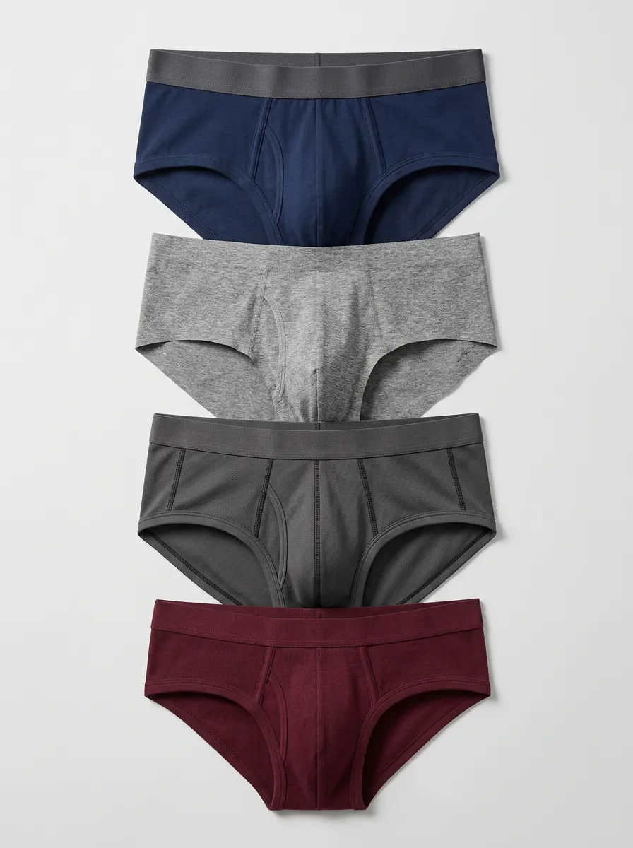 Men's Minimalist Cotton Printed Briefs