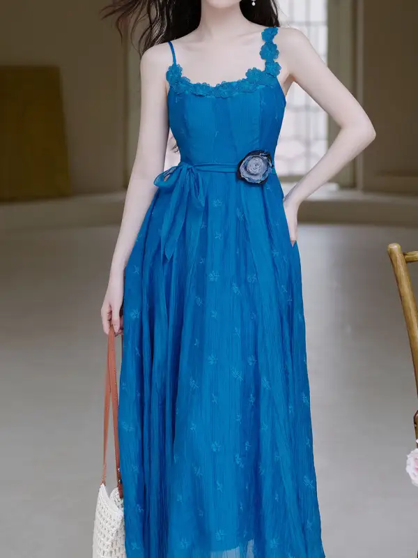Spaghetti Strap Long Dress