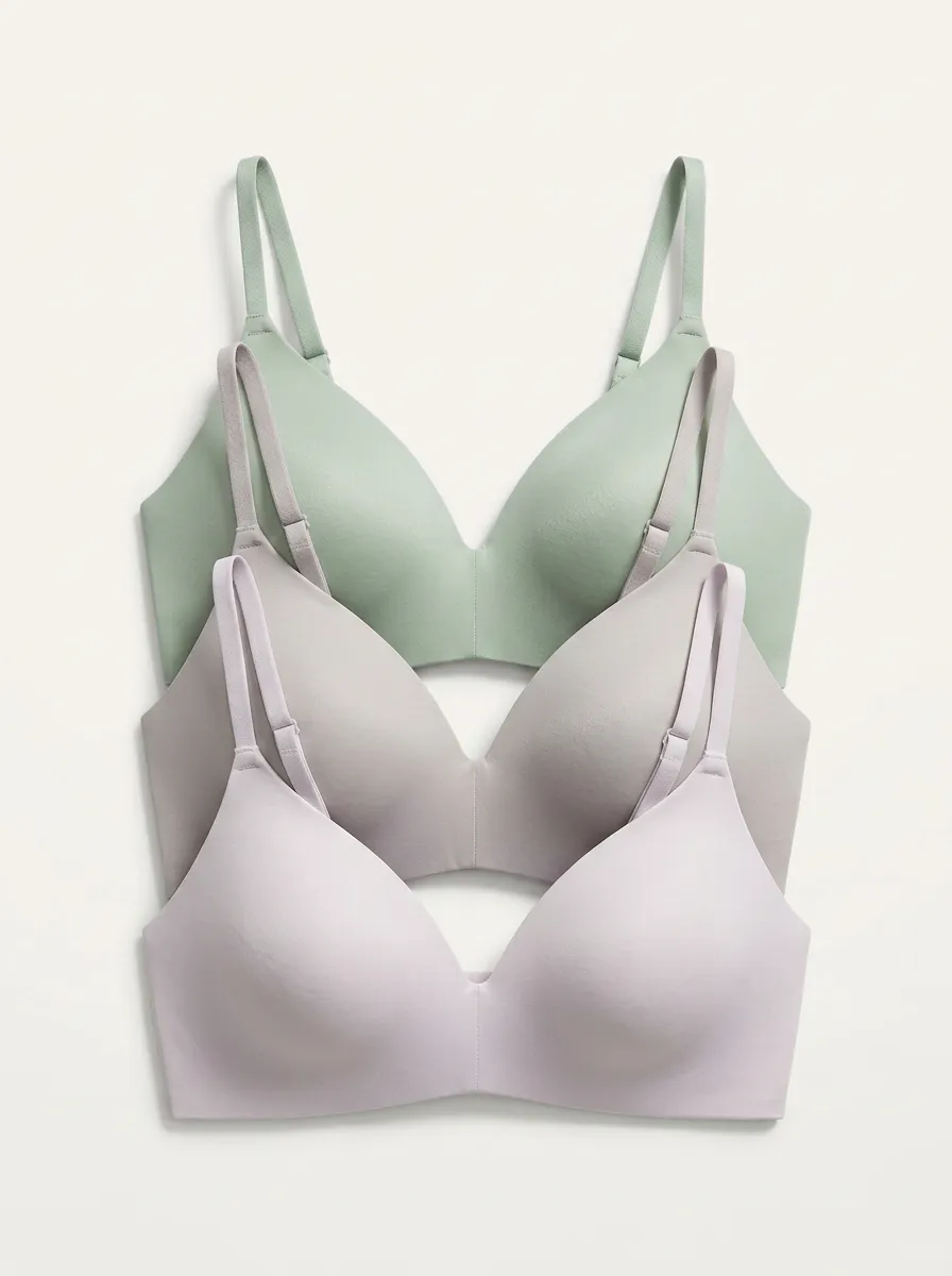 Classic Women's Three-Piece Bra Set