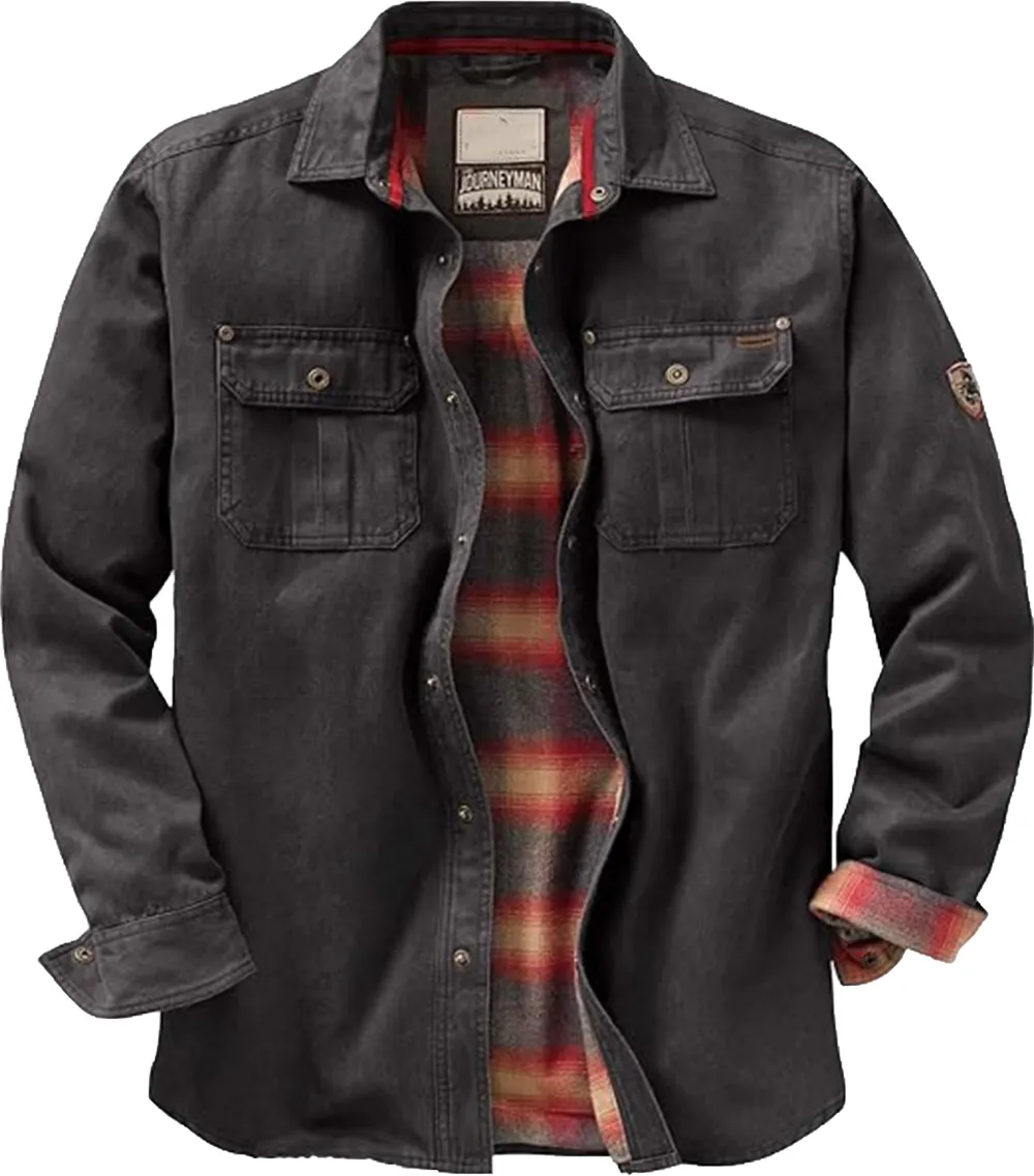🧥 Whitetails Men's Flannel Lined Shirt Jacket – Rugged Warmth Meets Timeless Style. ⚡ Limited-Time Offer – 50% OFF
