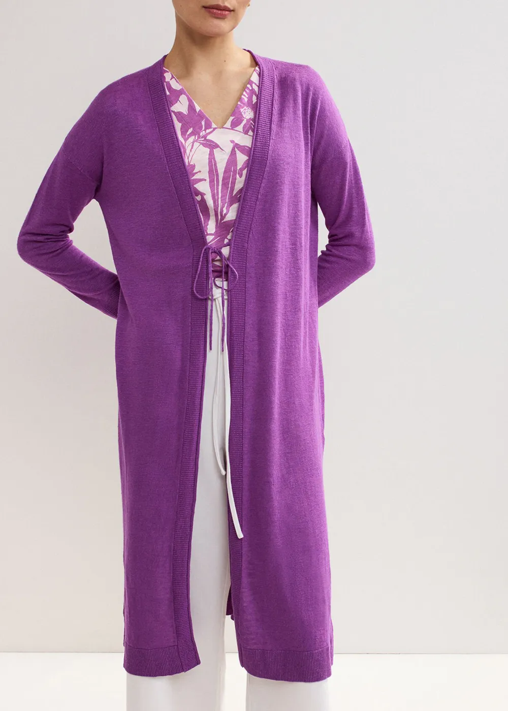 Long-Sleeved Women's Knitted Cardigan