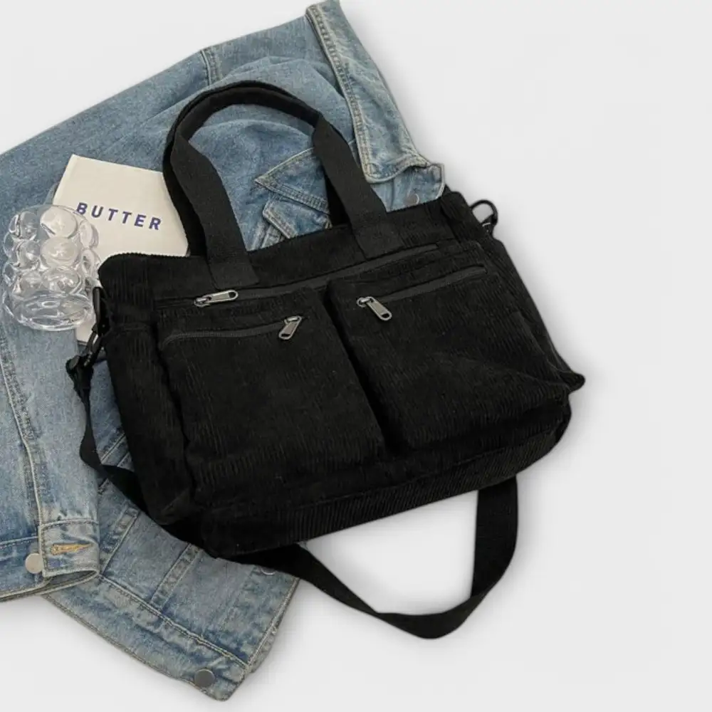 Nylon Soft Grain Tote Bag