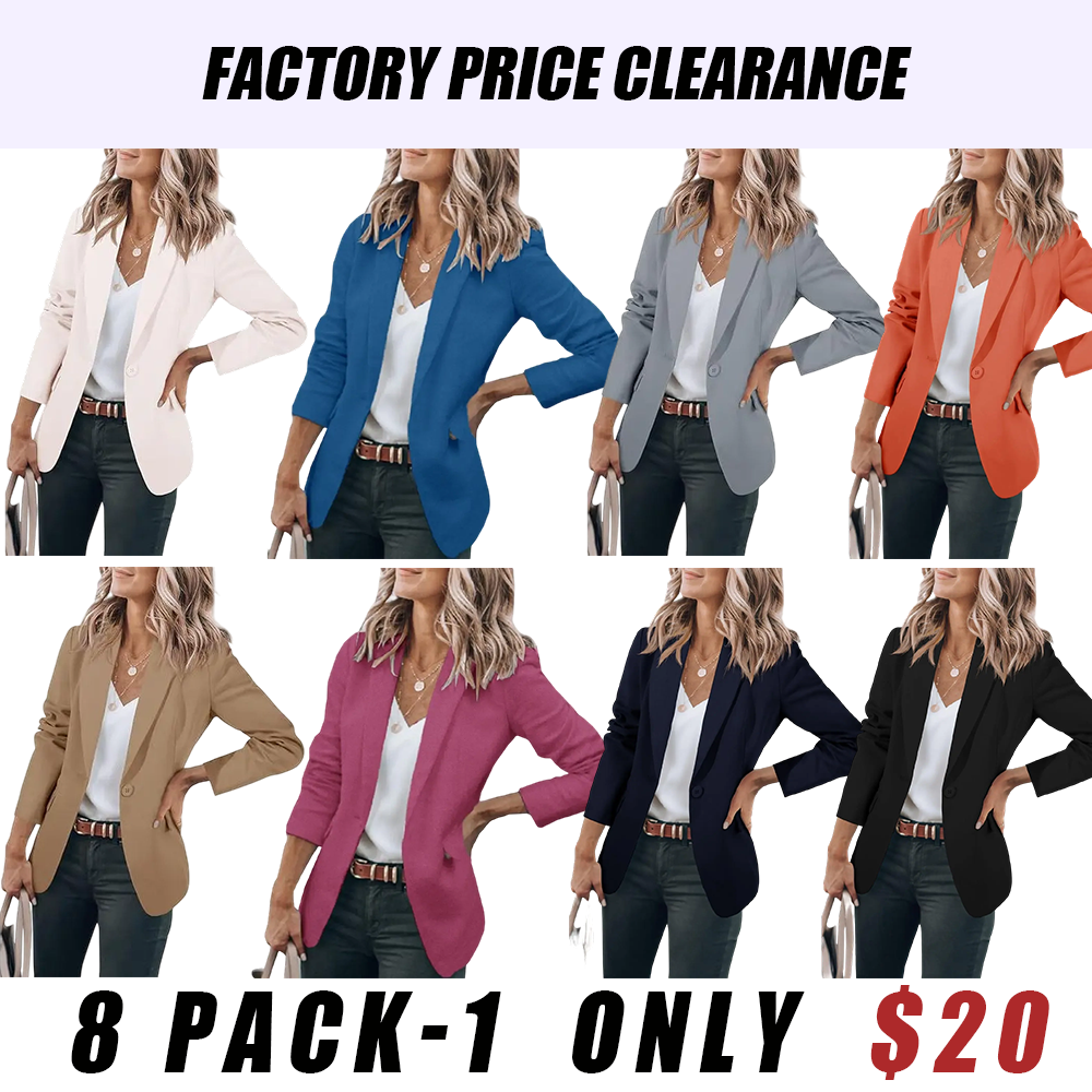 🔥 Women's Casual Fitted Blazer