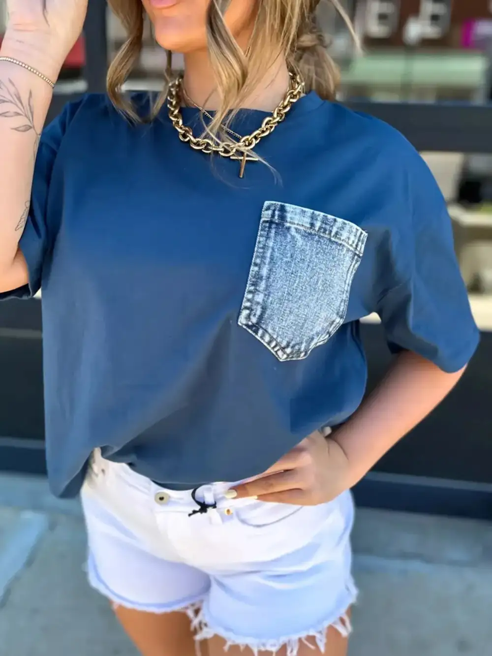Pocket Relaxed Fit T Shirt