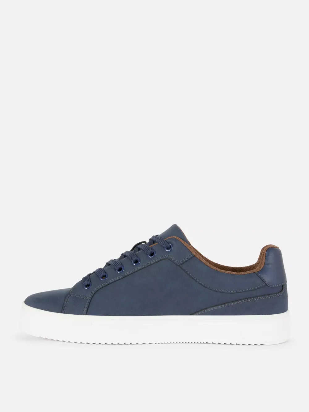 Casual Low-Top Thick-Soled Dark Blue Shoes