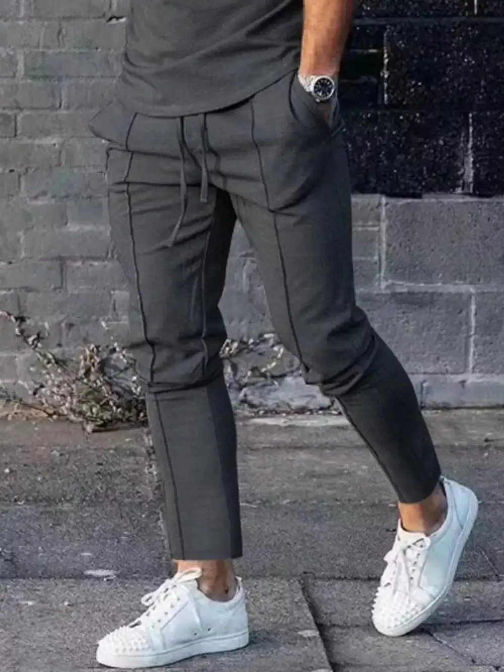 Refined Men's Full Size Casual Drawstring Pants Plus Size