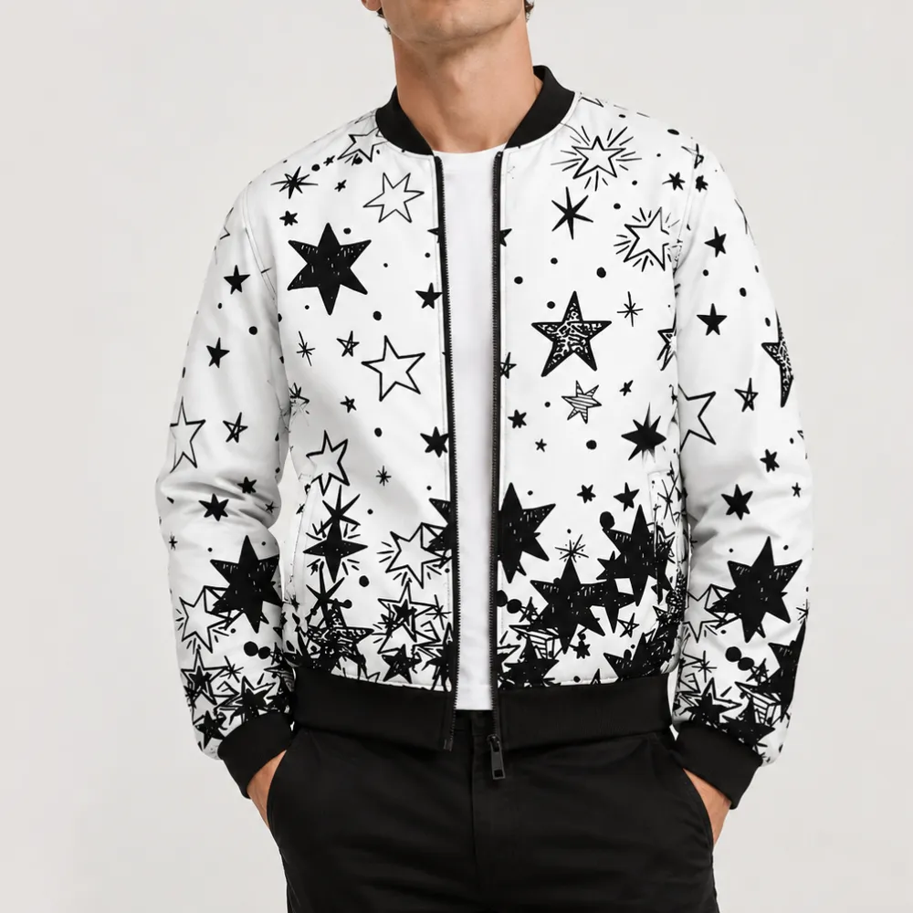 Star Graphic Bomber Jacket
